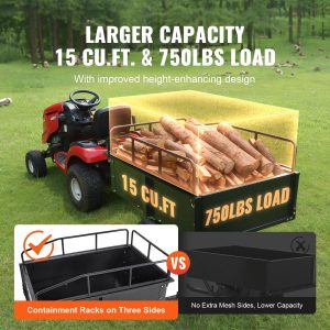 Steel Dump Cart trailer - Heavy Duty